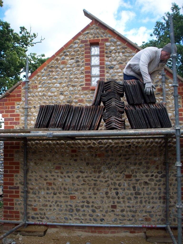 Flintwork, Gable Brick Work, Roof Tiling